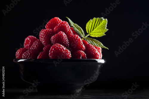 Bowl of raspberry