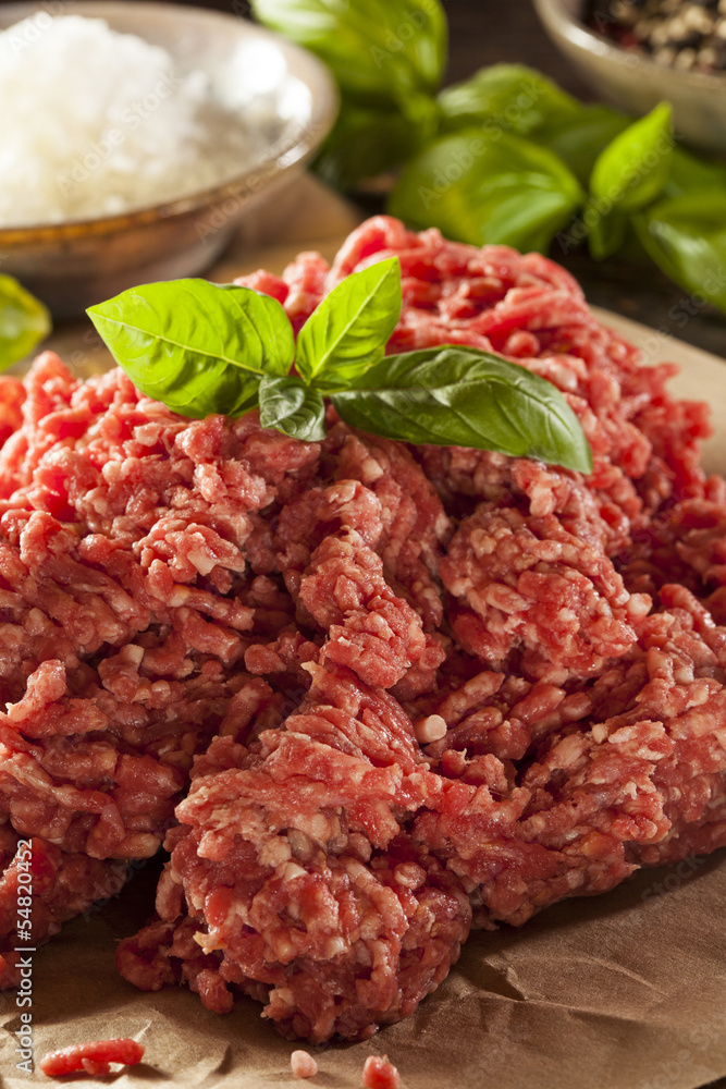 Organic Raw Grass Fed Ground Beef Organic Raw Grass Fed Ground Beef