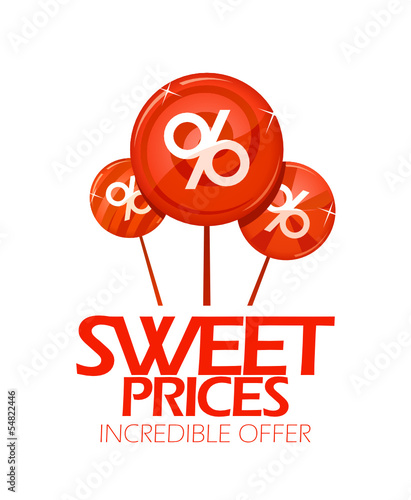 Sweet prices, incredible offer design template