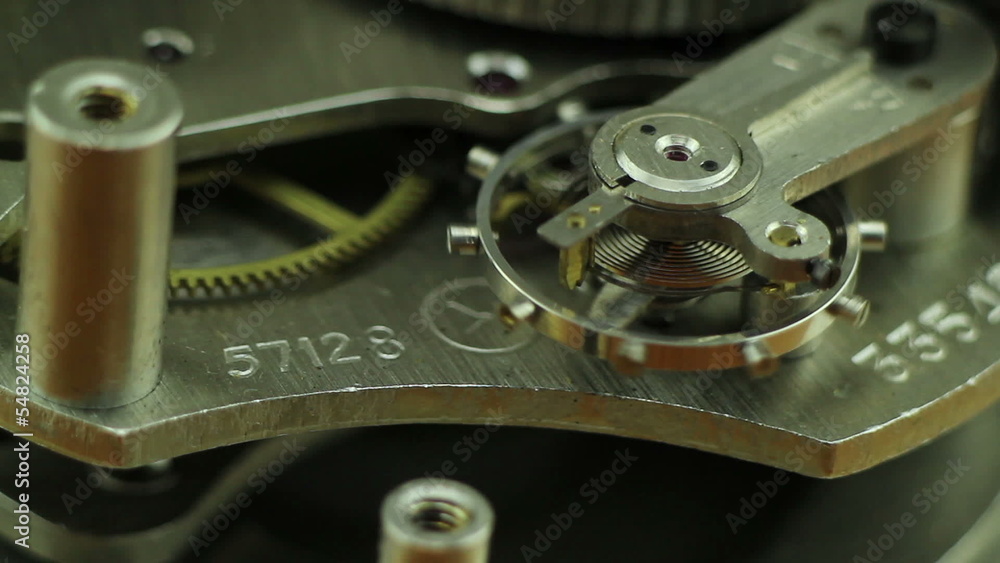 custom made wallpaper toronto digitalClock mechanism macro