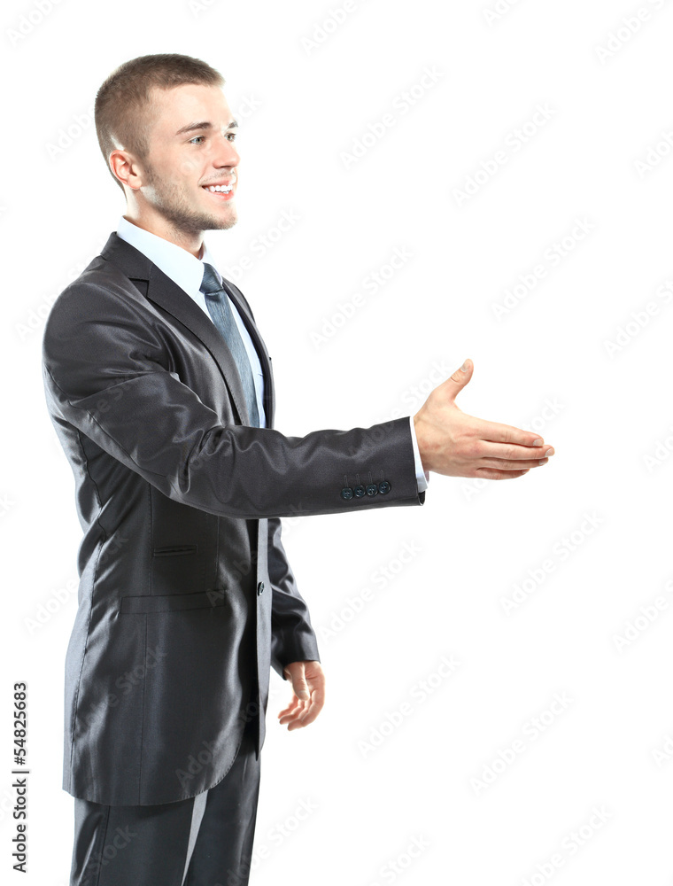 businessman handshake, hold hand welcome gesture businessman handshake, hold hand welcome gesture