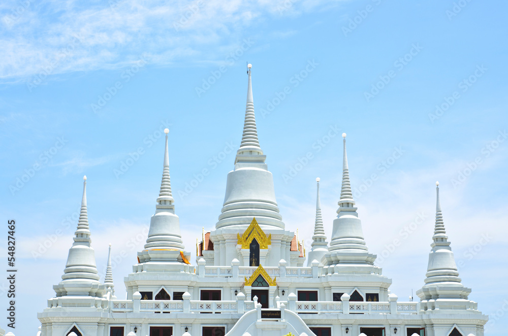 Fototapeta premium Wat Asokaram, Samut Prakan, Thailand