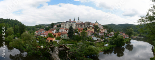 Loket, city panorama view