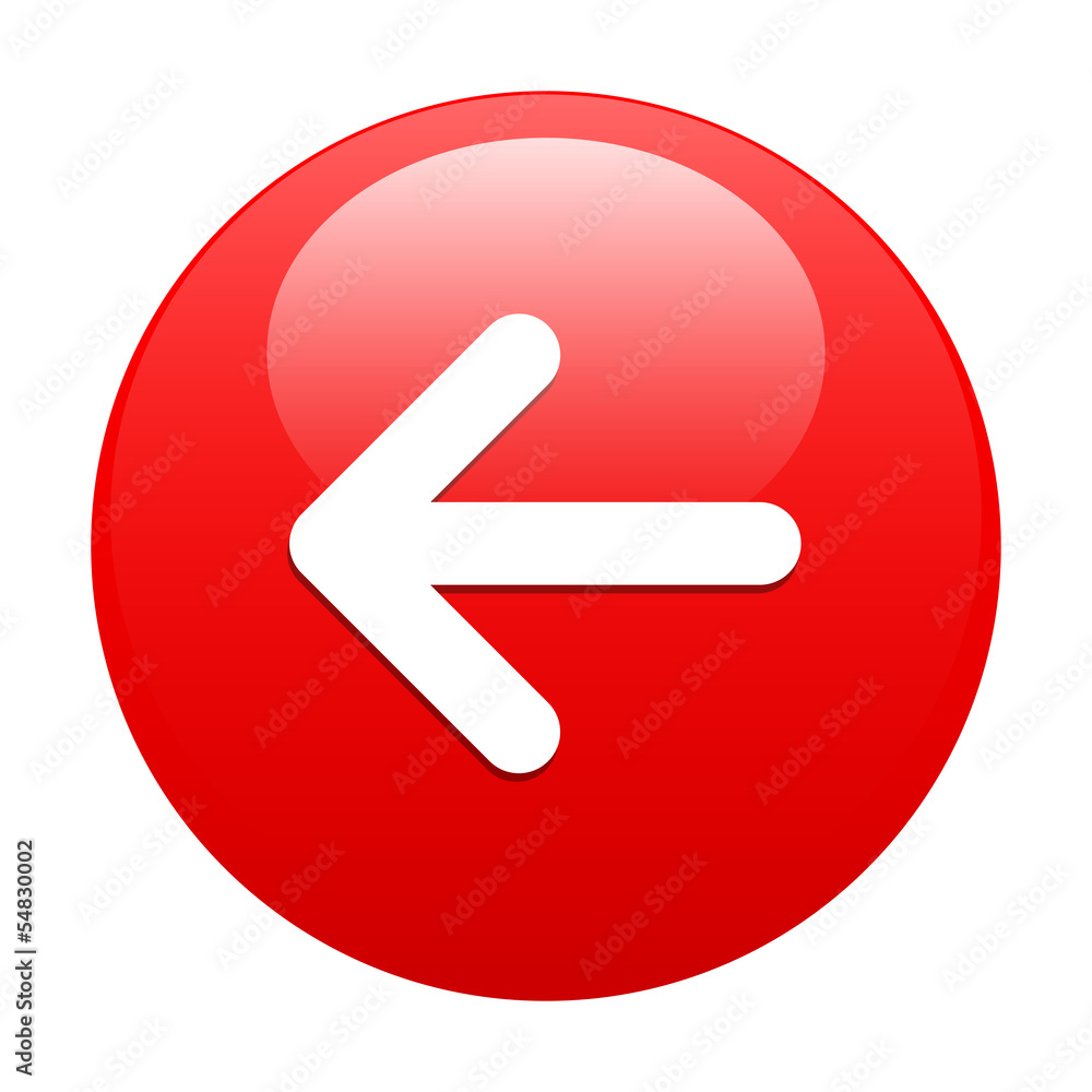 button Left arrow red button Left arrow red