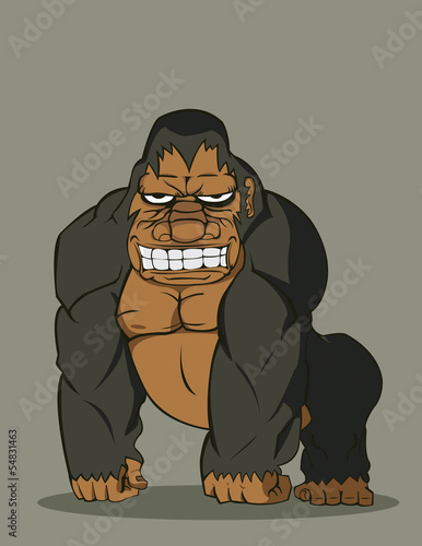 vector gorilla
