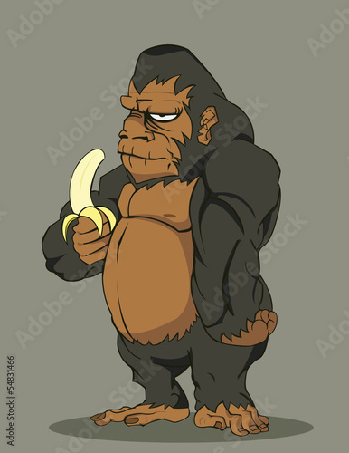 vector gorilla