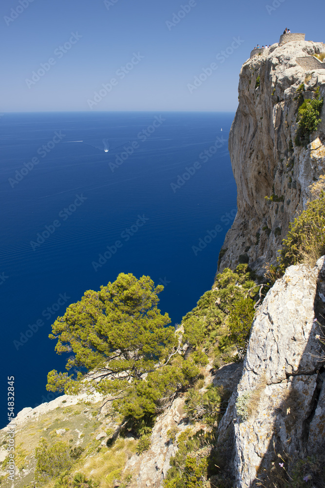 Cape Formentor in the Coast of North Mallorca