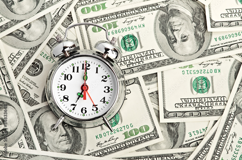 Time - money. Business concept Time - money. Business concept