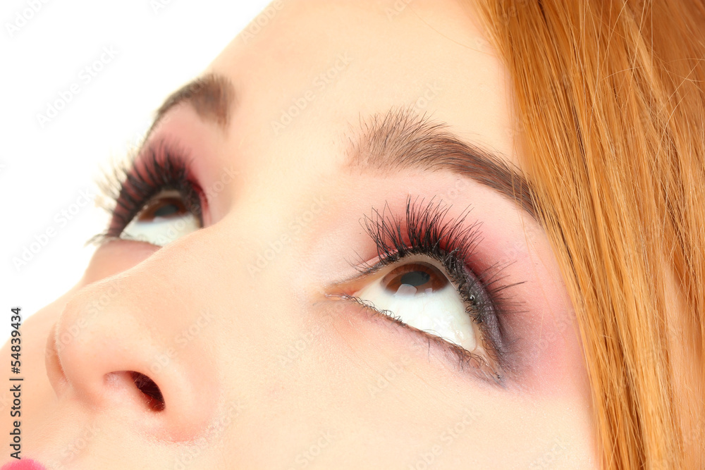 Naklejka premium female eyes with beautiful make-up