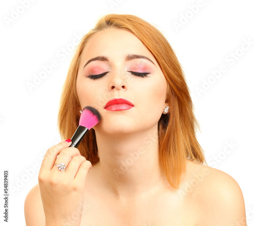 portrait of beautiful woman...