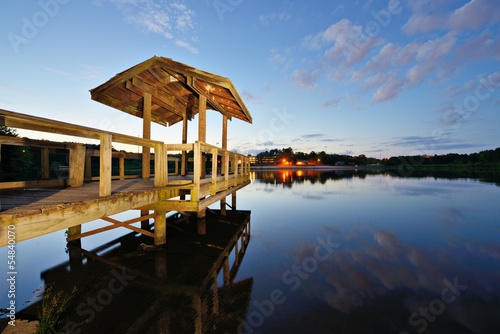 Lake With a Dock