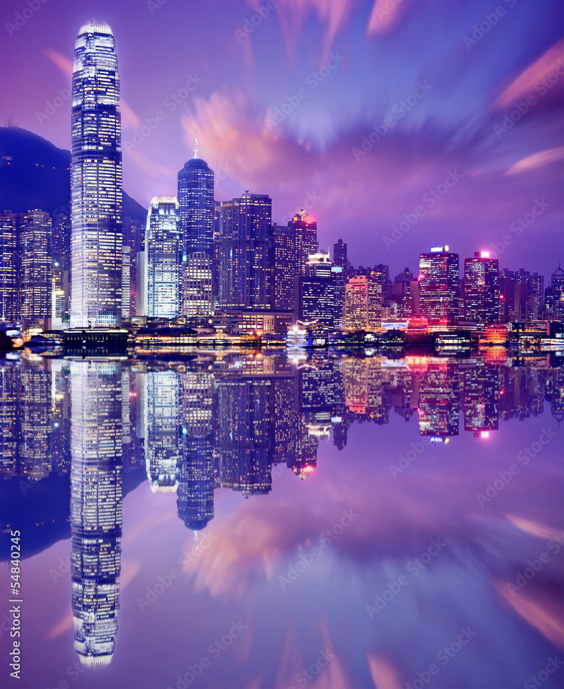 Fototapeta premium Hong Kong Skyline