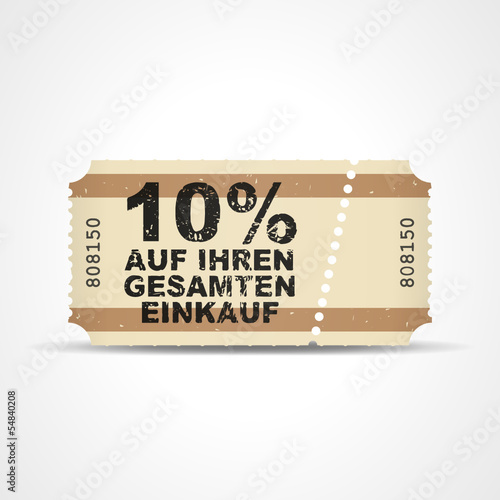 ticket v3 10% auf das gesamte sortiment I