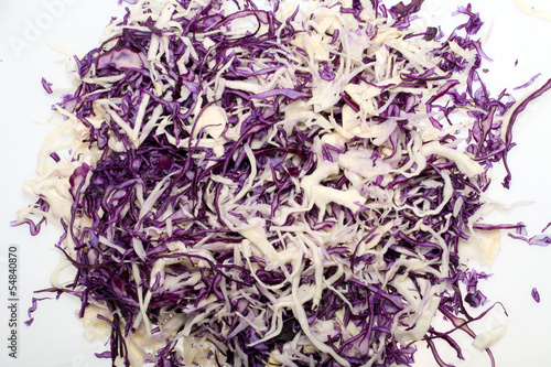 White and Red Cabbage