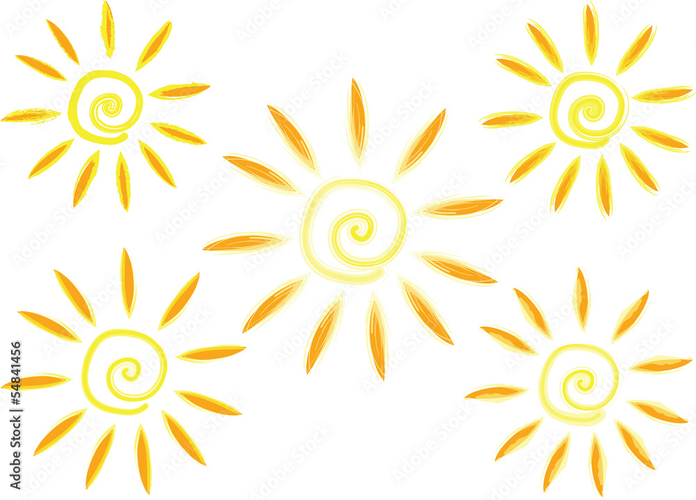 Vector grunge sun Vector grunge sun