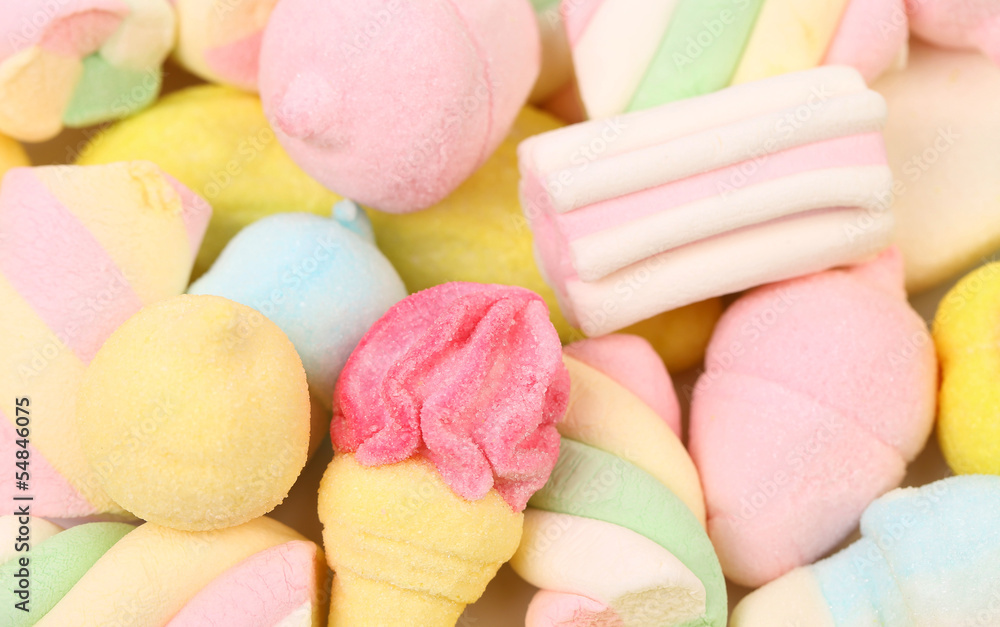 Different colorful marshmallow. Different colorful marshmallow.
