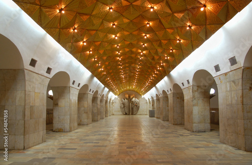 Moscow metro, station Aviamotornaya