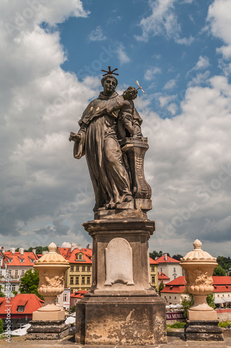 Statues of Saints at the Charles Bridge in Prague