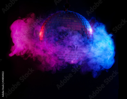 Party lights disco ball photo
