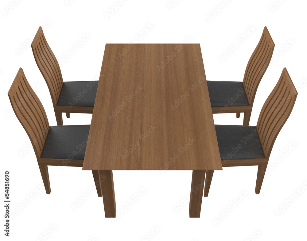 Fototapeta premium dining table