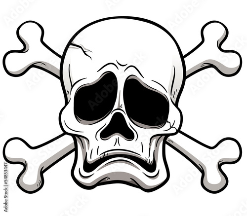 Vector illustration of Skull and Crossbones