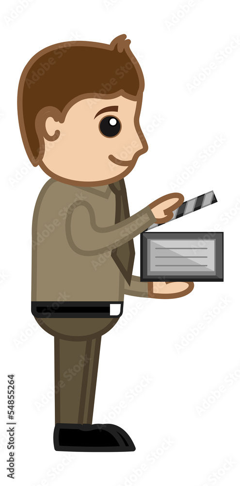 Movie Direction - Business Cartoons Vectors Movie Direction - Business Cartoons Vectors