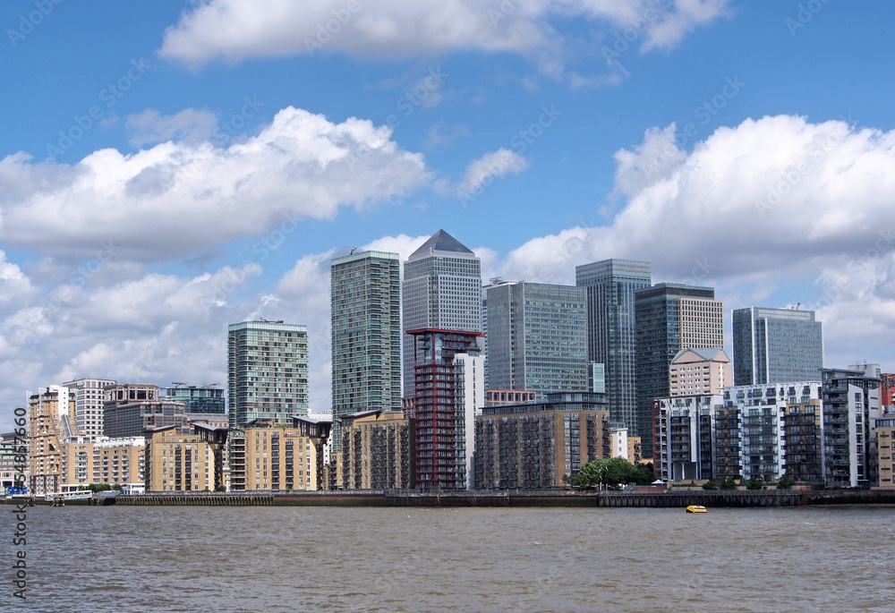 London Skyline, Canary Wharf, 2013 London Skyline, Canary Wharf, 2013