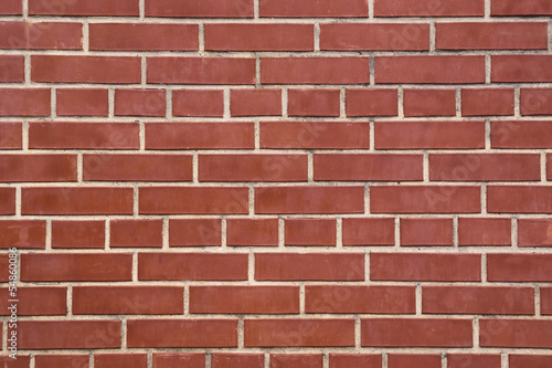 Red brick wall backgraund close up