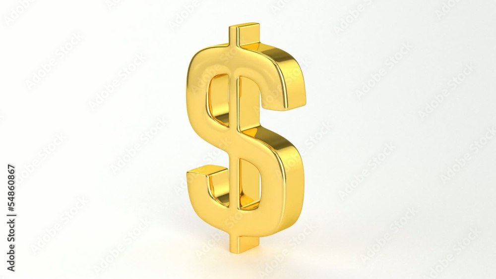 Golden Dollar Sign Golden Dollar Sign