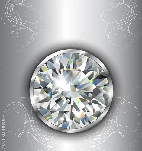 Luxury background with diamonds