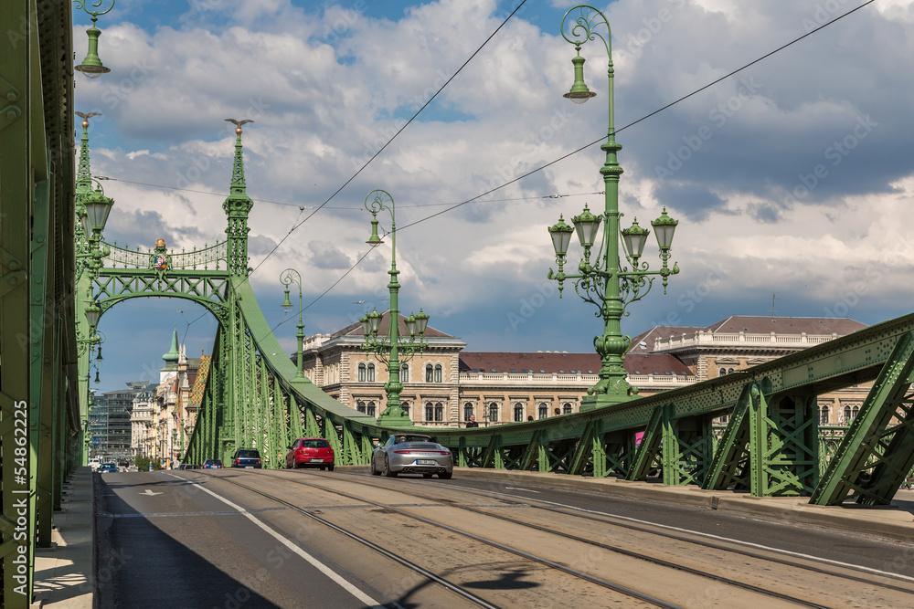 Fototapeta premium Liberty Bridge in Budapest.