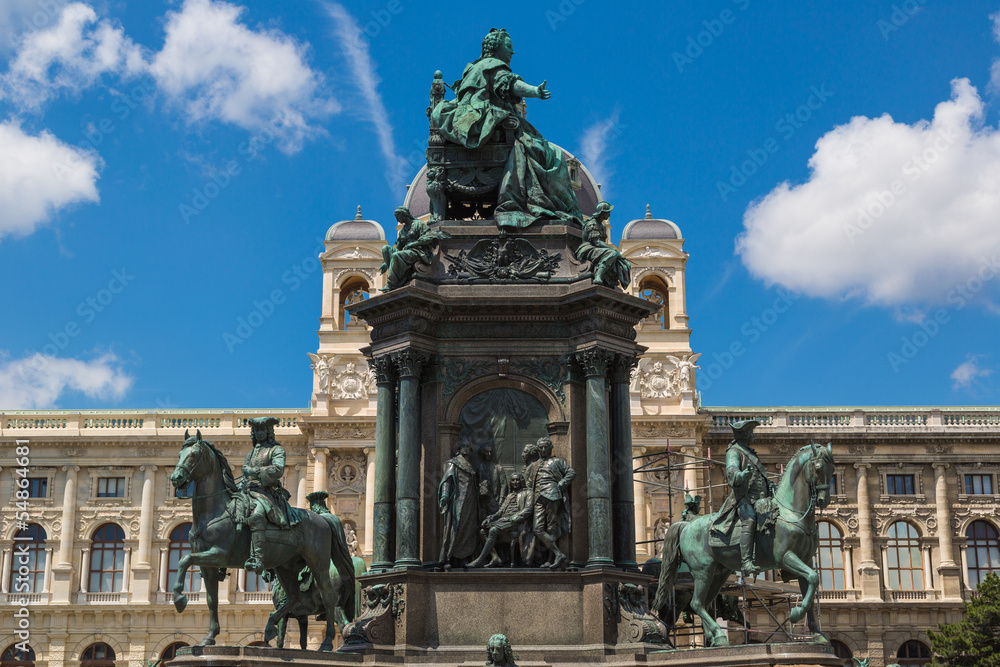 Monument of the famous monarch Maria Theresia of Habsburg(Vienna