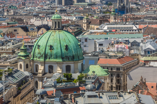 Photography Panorama of Vienna from St. Stephen's Cathedral