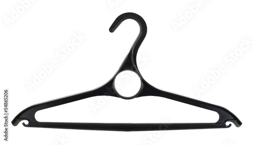 Clothes coat hanger isolated