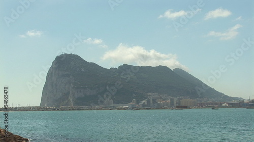 Gibraltar as seen from Spain