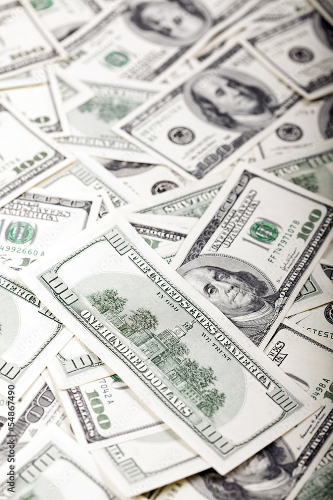 One Hundred Dollar Bills Mess - Reverse One Hundred Dollar Bills Mess - Reverse