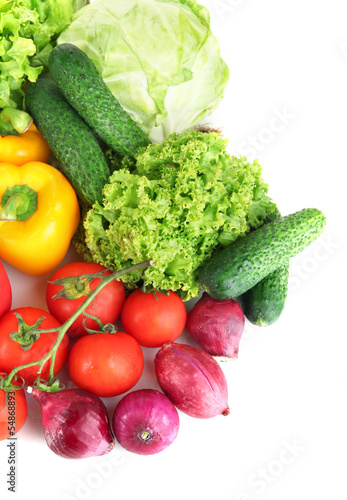 Fresh vegetables close up