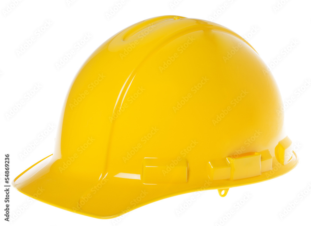 Fototapeta premium Isolated Hard Hat - 45° Yellow