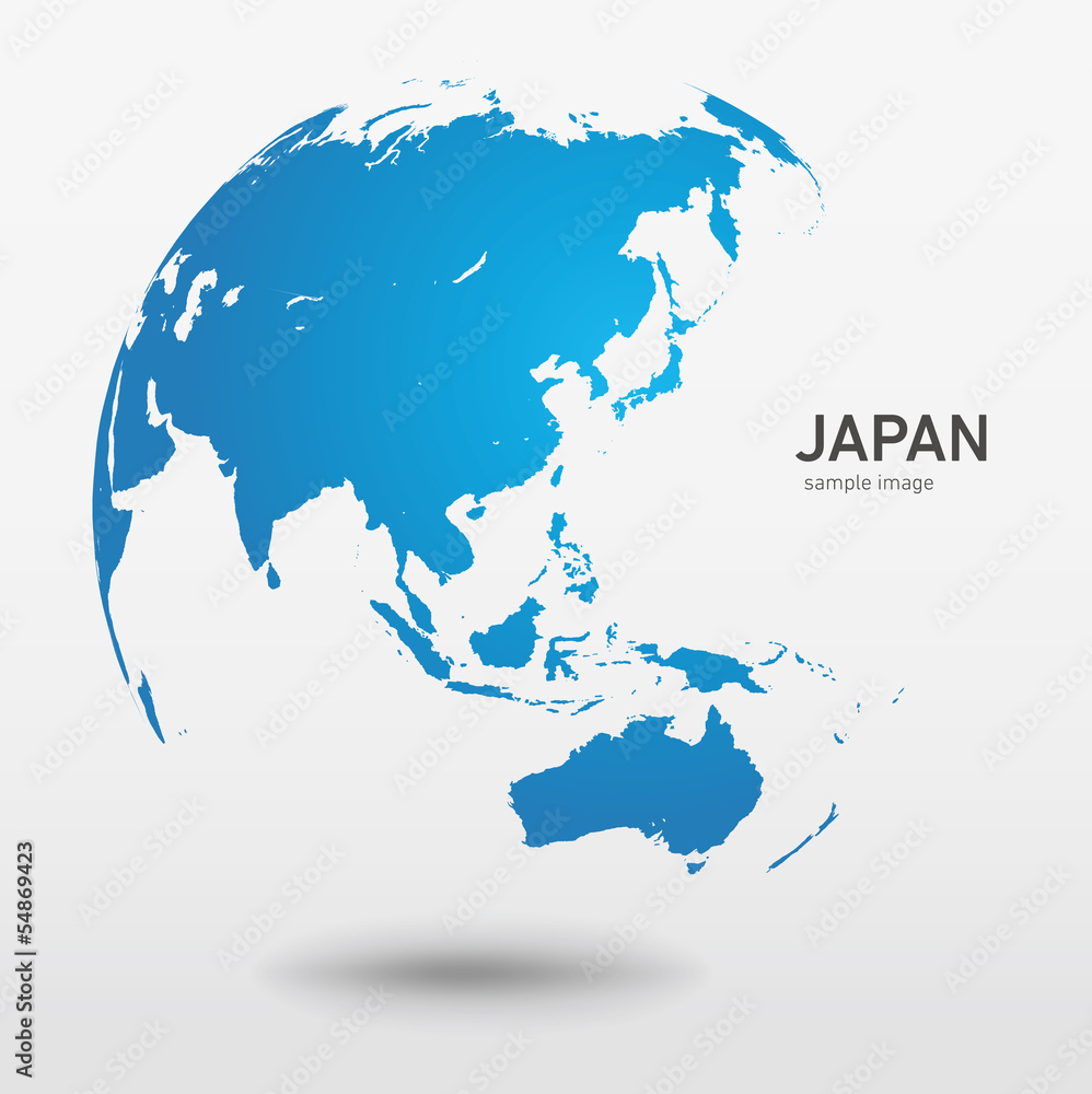 Fototapeta premium Earth / Global / Japan