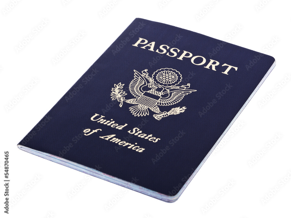 Isolated American Passport