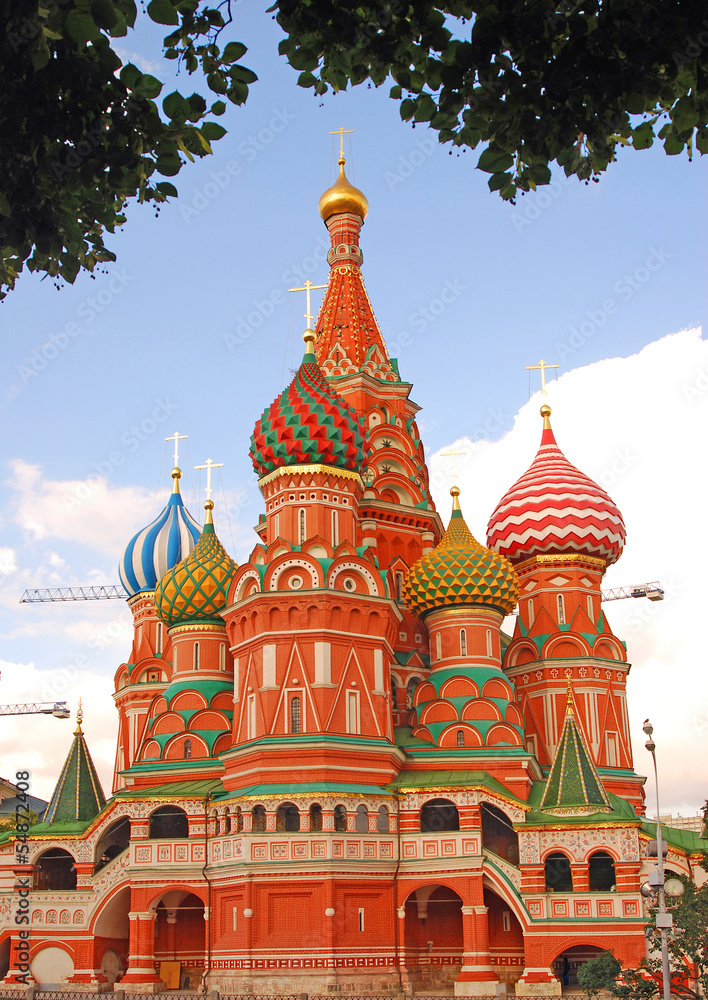Obraz premium Saint Basils cathedral in Moscow