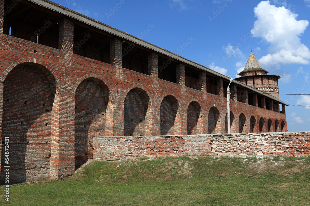 Wall of Kolomna Kremlin