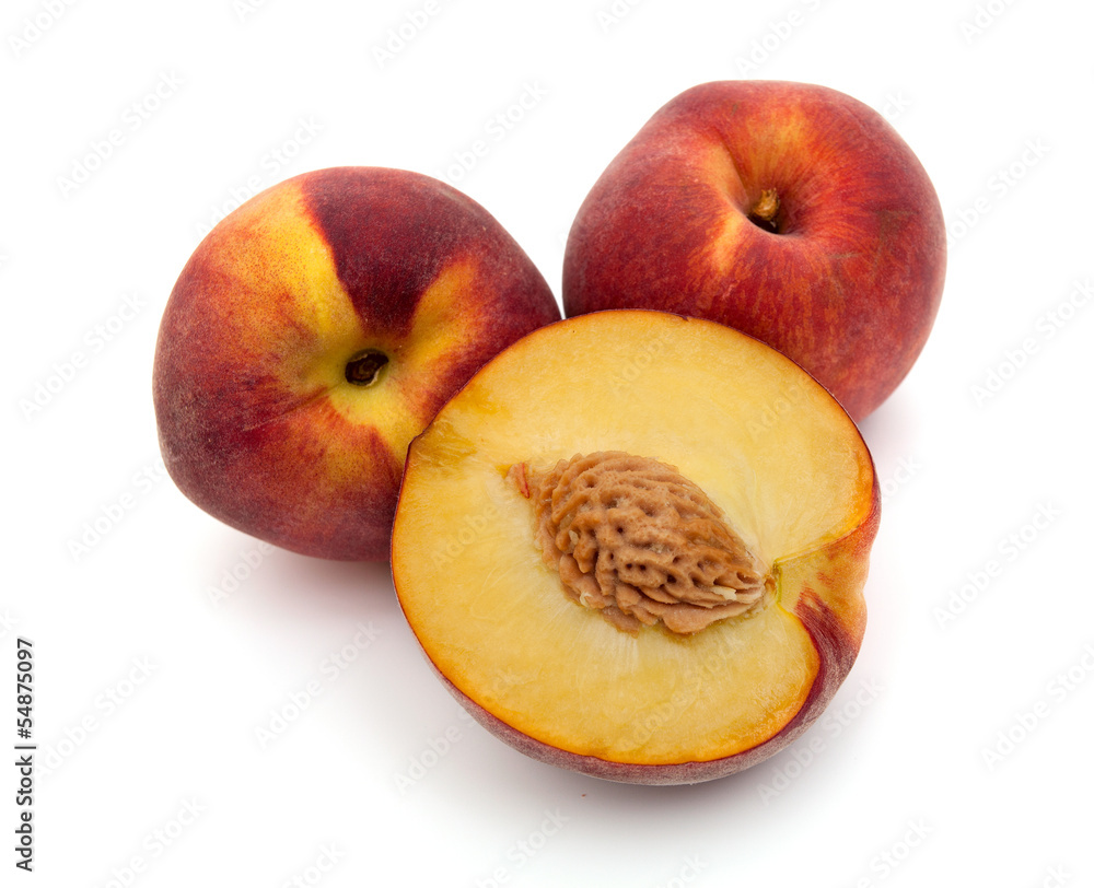 peach fruit isolated on white peach fruit isolated on white