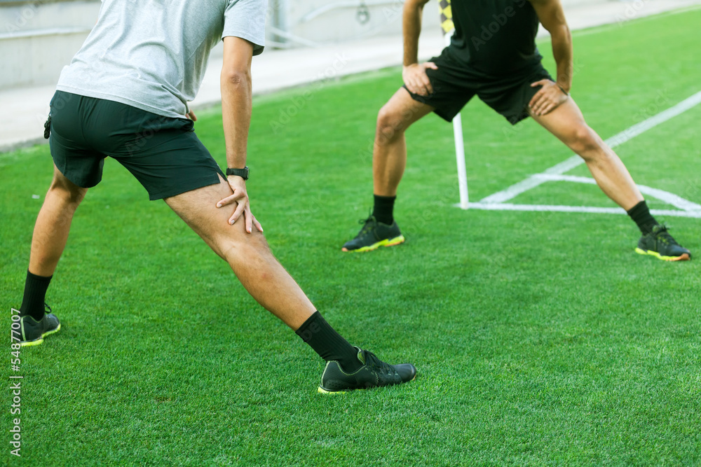 leg extension on grass leg extension on grass