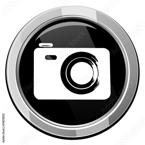 Photo camera - Vector icon isolated