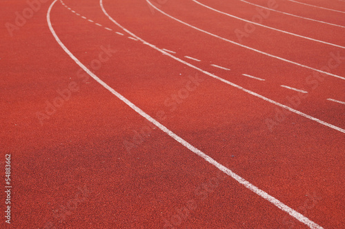 Athletics and sport run track