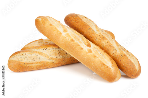 Various of french baguette photo