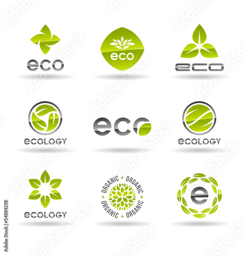 Ecology icon set. Eco-icons (8).