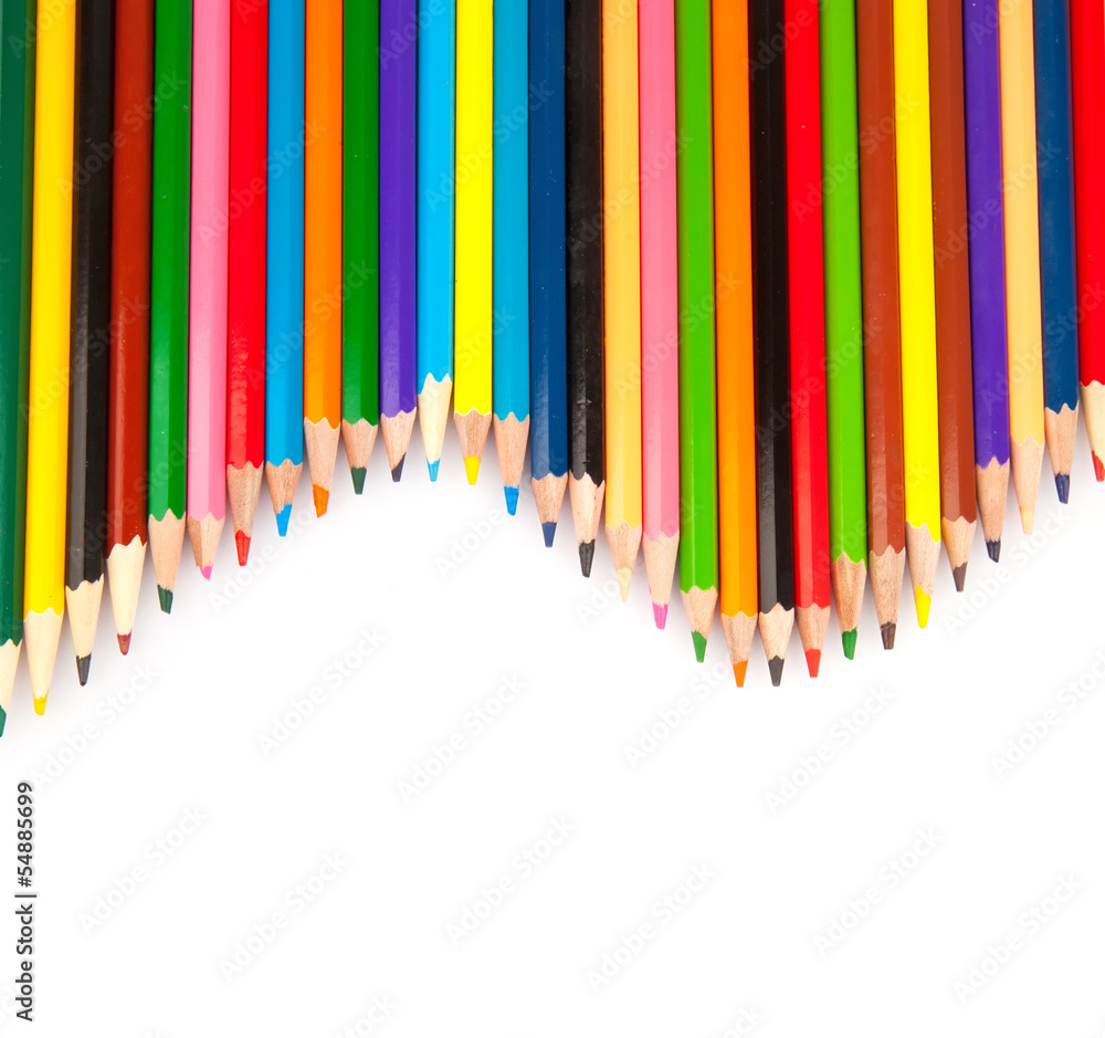 Colored sharp pencils Colored sharp pencils