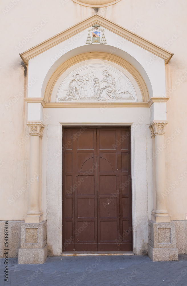 Stella Maris Church. Manfredonia. Puglia. Italy. Stella Maris Church. Manfredonia. Puglia. Italy.